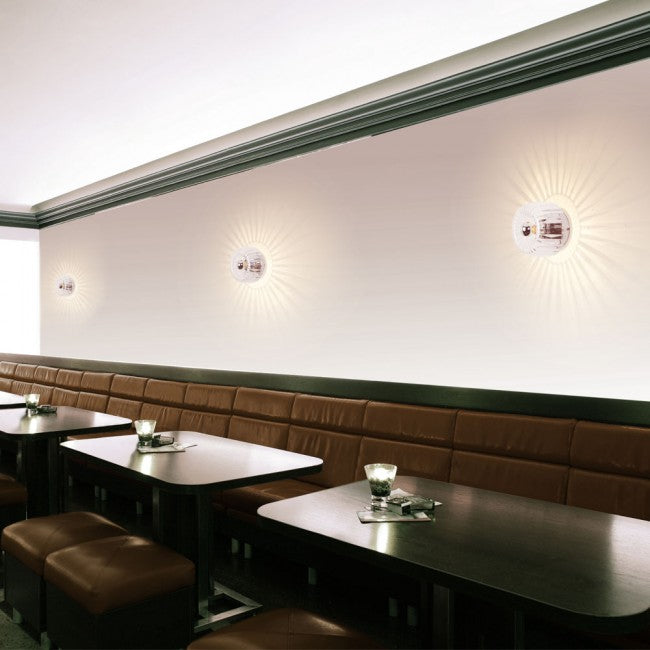 Elegant Rippled Glass Ceiling Light 7