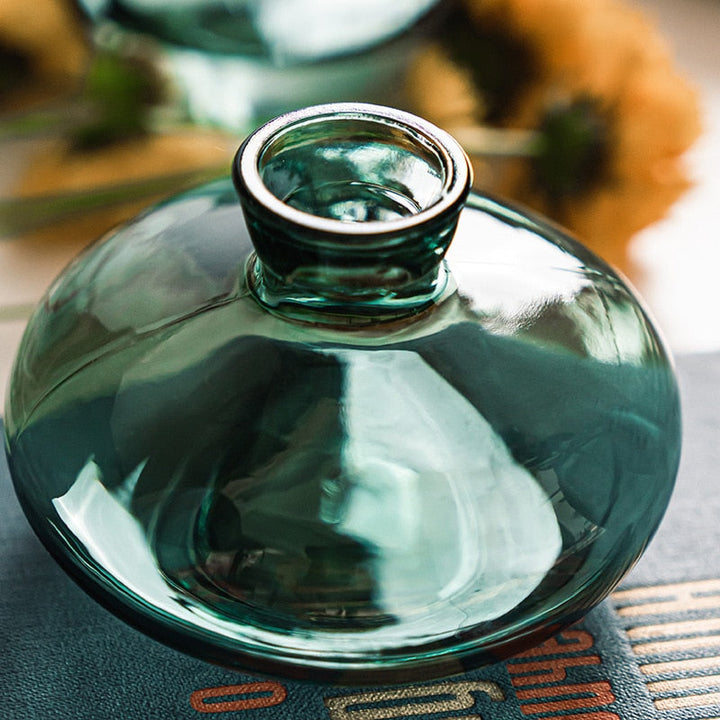 Elegant Tinted Glass Vase Set 5