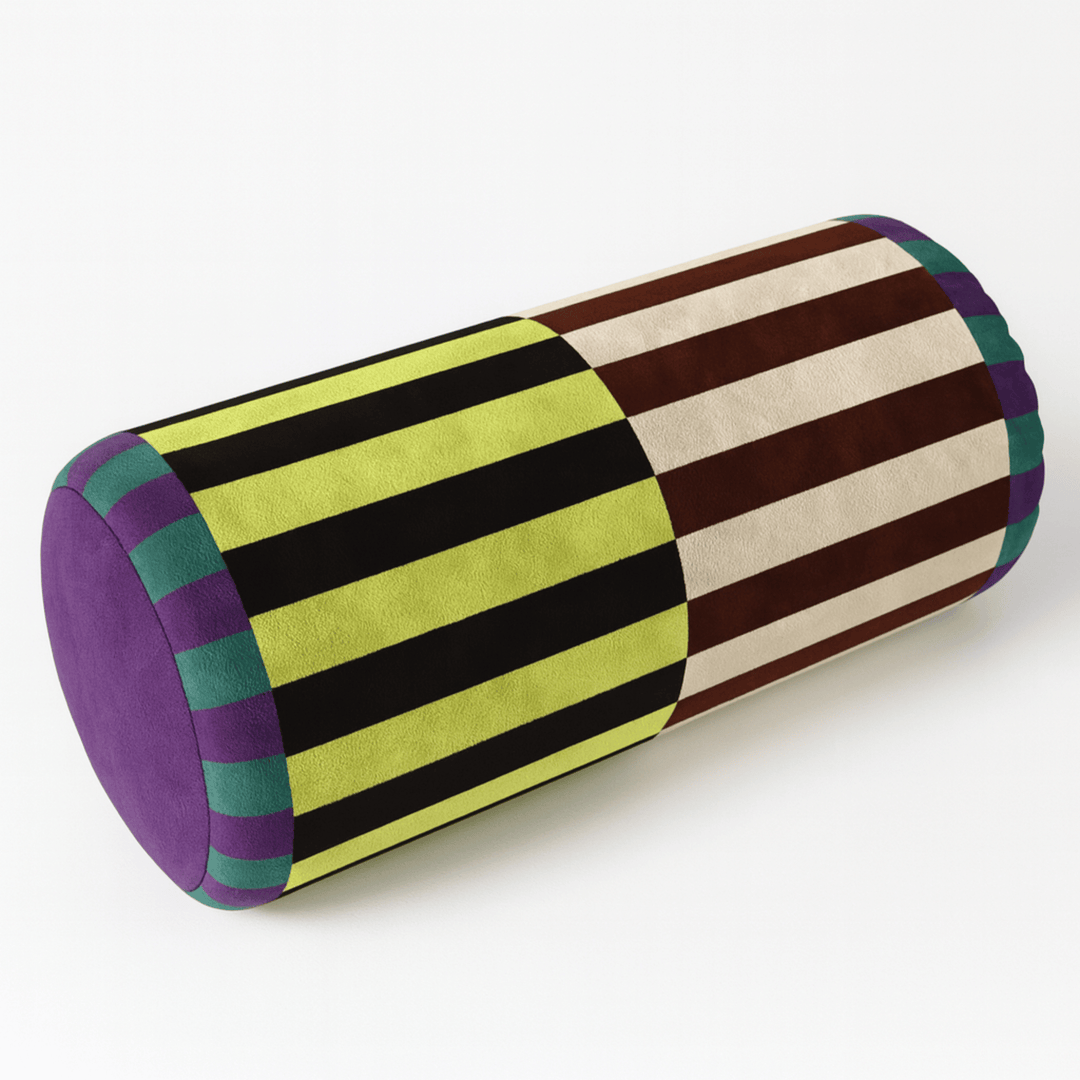 Elegant Velvet Bolster Pillow 0