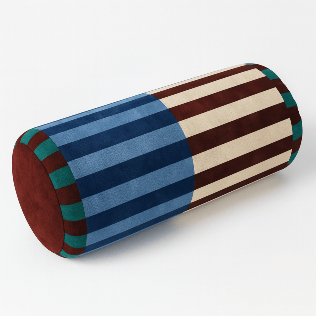 Elegant Velvet Bolster Pillow 4
