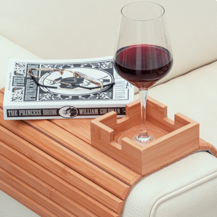 Elegant Wooden Couch Tray 1