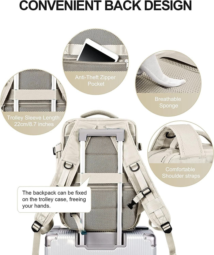 Functional Waterproof Backpack with USB Port 2