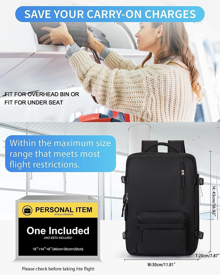 Functional Waterproof Backpack with USB Port 5