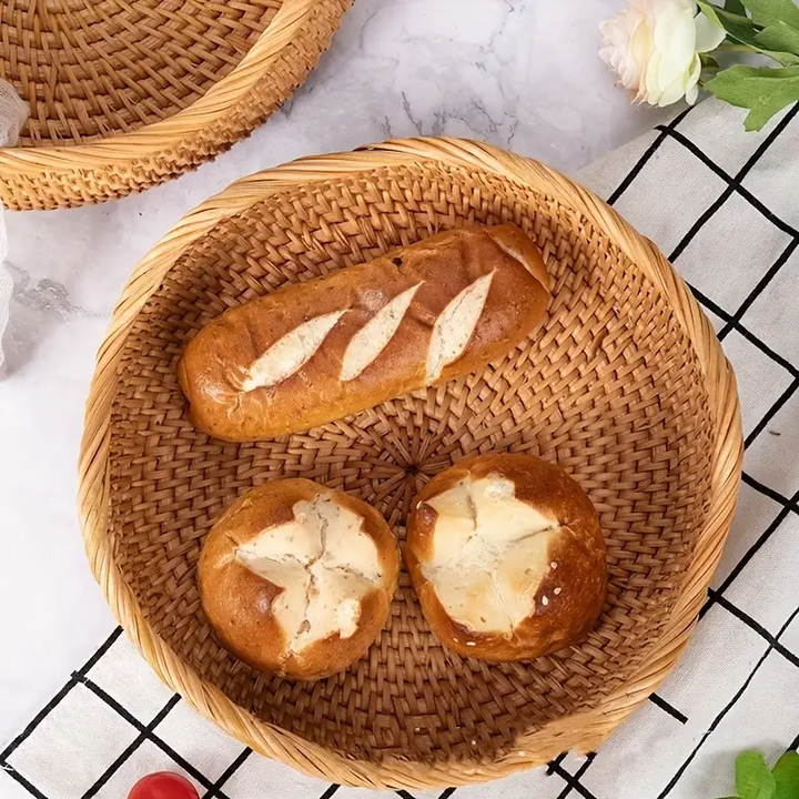 Natural Bamboo Fruit Basket Holder 2