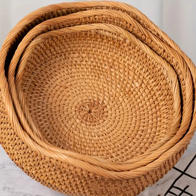 Natural Bamboo Fruit Basket Holder 4