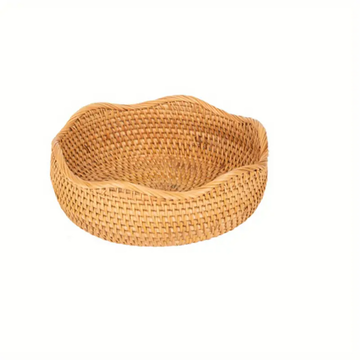 Natural Bamboo Fruit Basket Holder 6