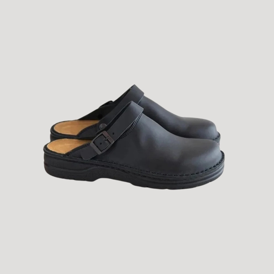 Relaxed Leather Clogs for Women 1