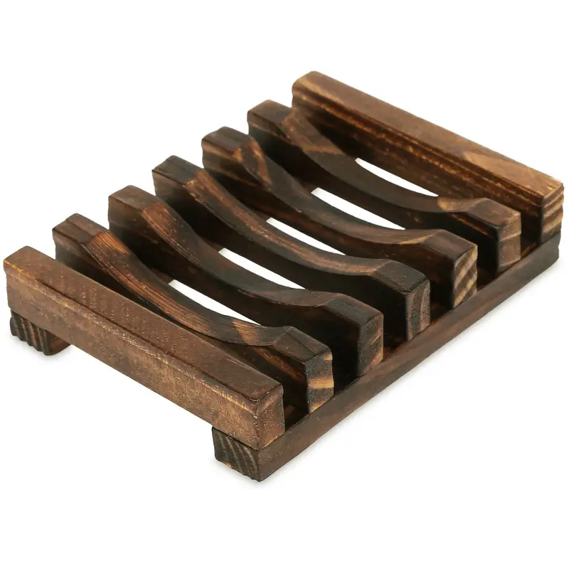 Rustic Wooden Soap Dish 0
