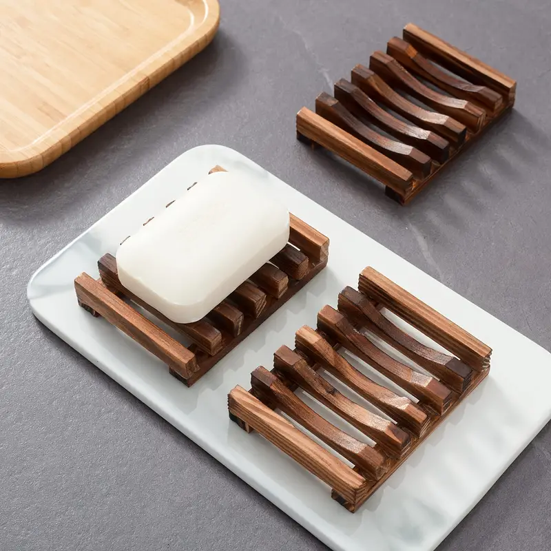 Rustic Wooden Soap Dish 1