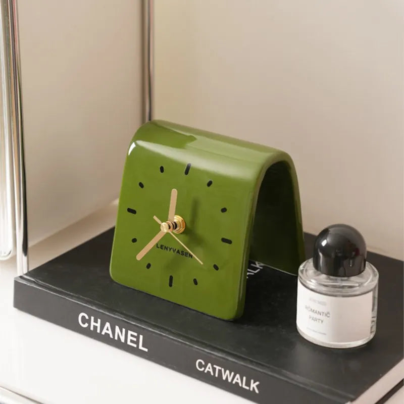 Sculptural Ceramic Desk Clock 1