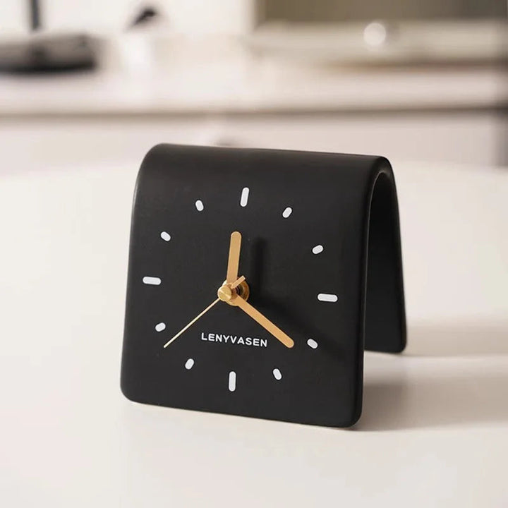 Sculptural Ceramic Desk Clock 12