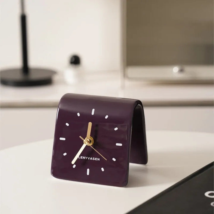 Sculptural Ceramic Desk Clock 5