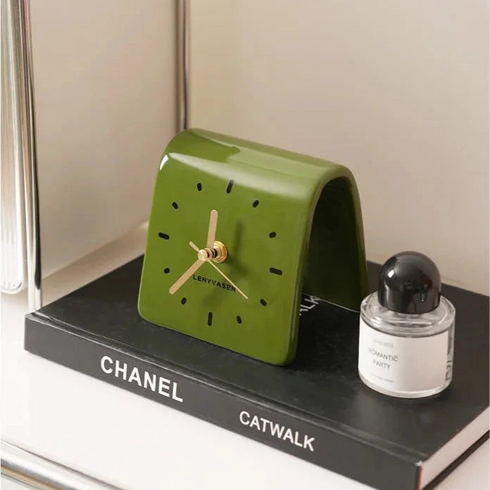 Sculptural Ceramic Desk Clock 6
