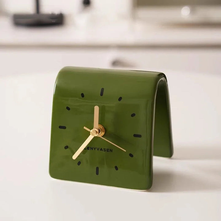Sculptural Ceramic Desk Clock 9