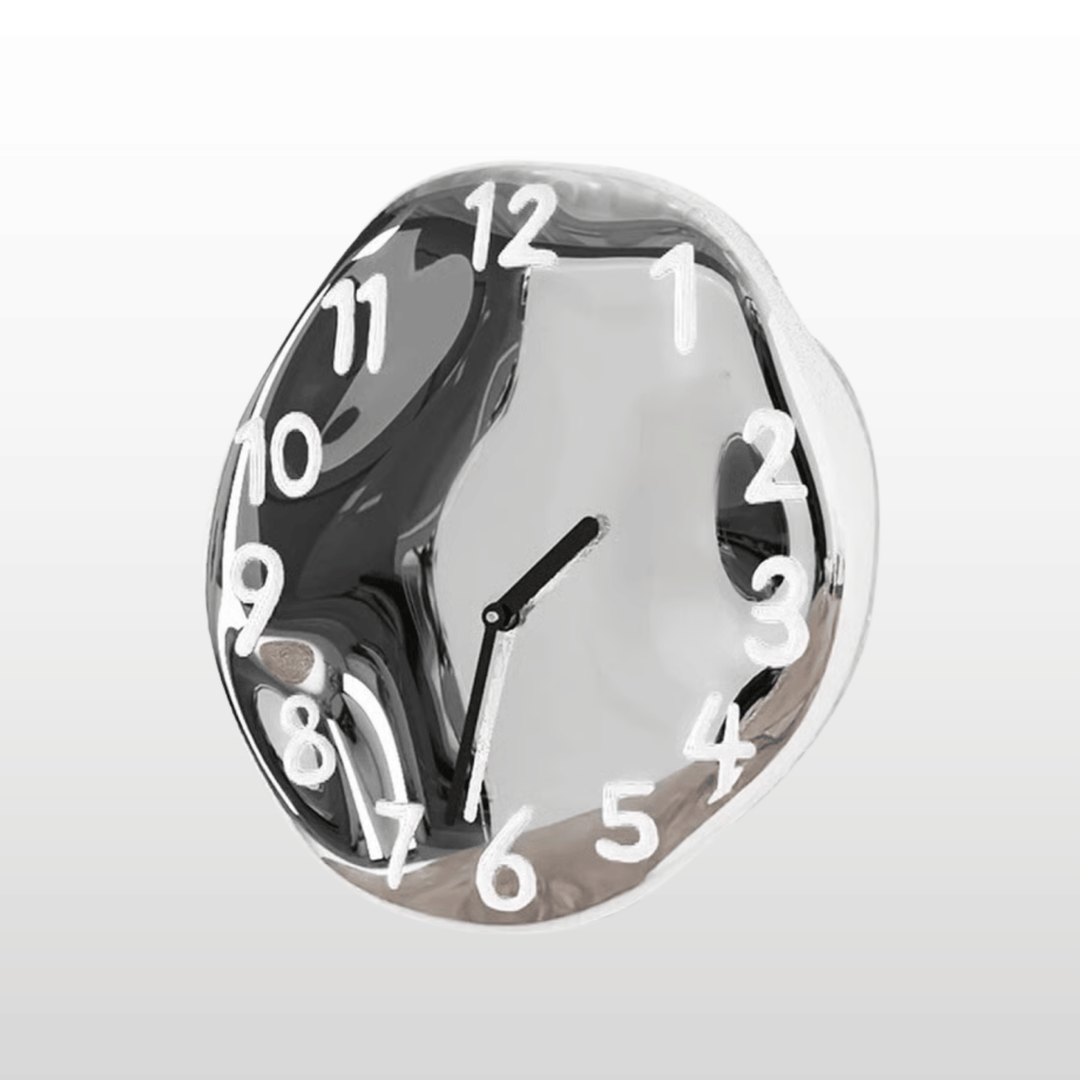 Sculptural Ceramic Wall Clock 3