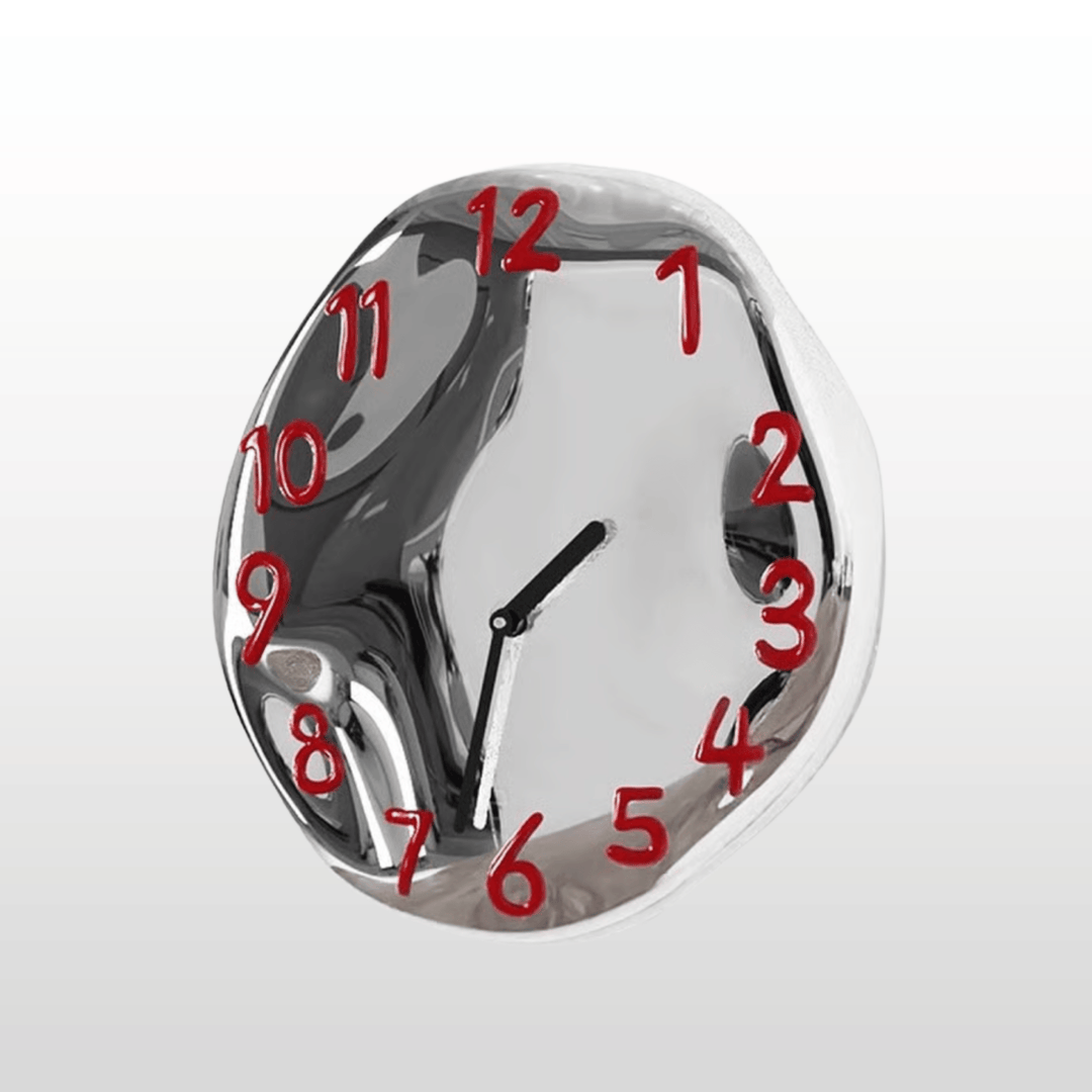 Sculptural Ceramic Wall Clock 4