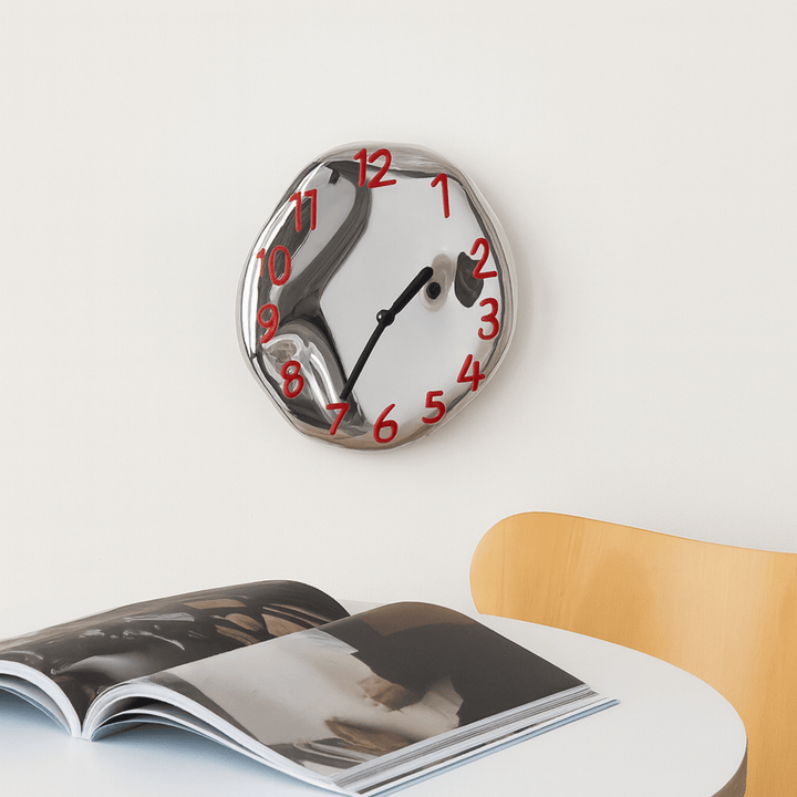 Sculptural Ceramic Wall Clock 5