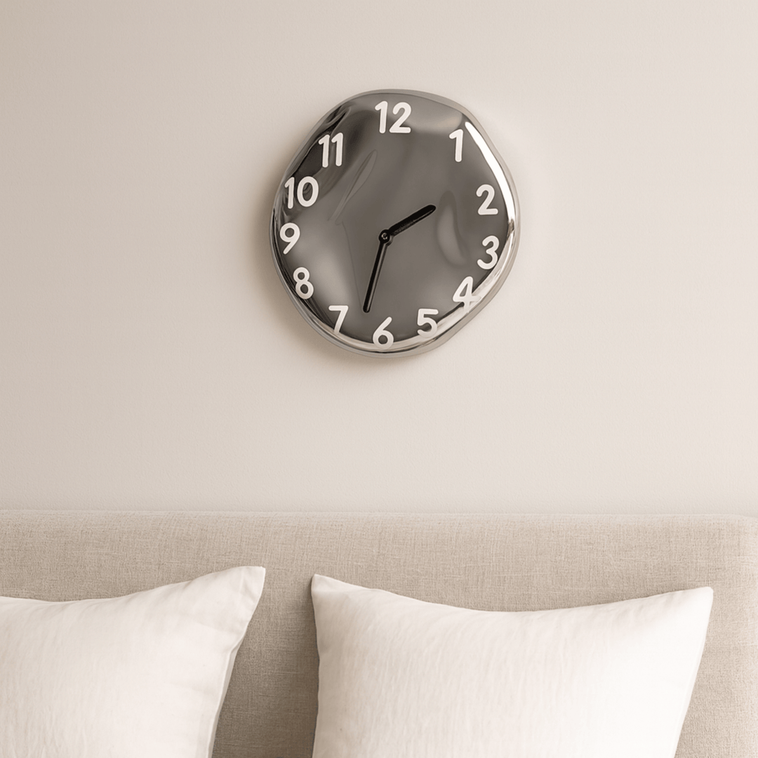 Sculptural Ceramic Wall Clock 6