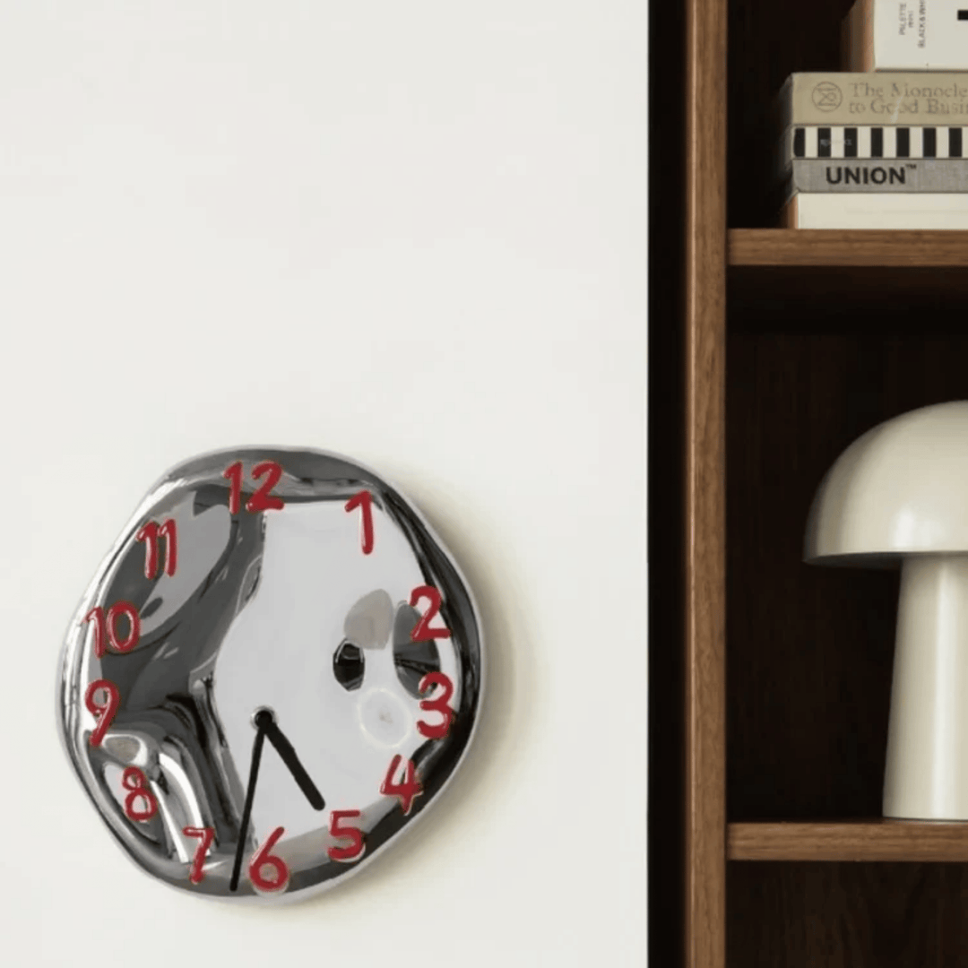 Sculptural Ceramic Wall Clock 7