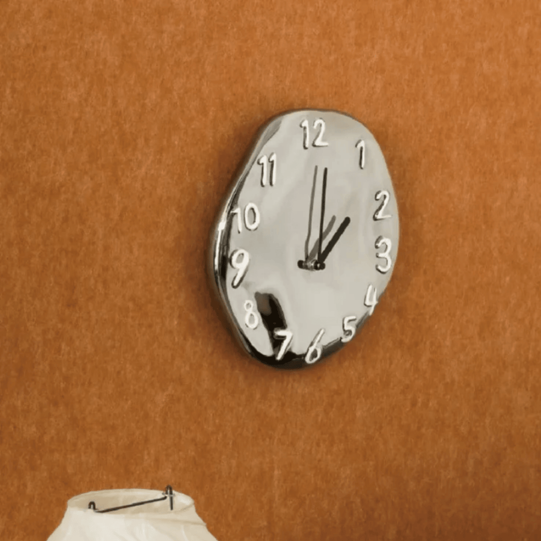 Sculptural Ceramic Wall Clock 8