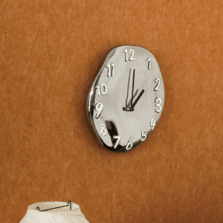 Sculptural Ceramic Wall Clock 8