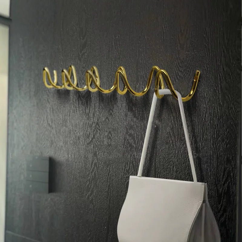 Sculptural Iron Coat Hooks for Wall 2
