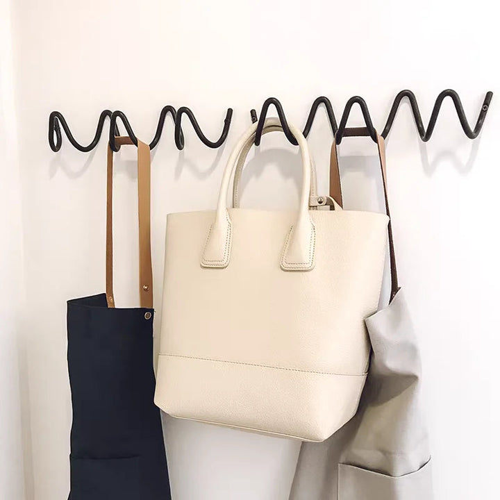 Sculptural Iron Coat Hooks for Wall 3