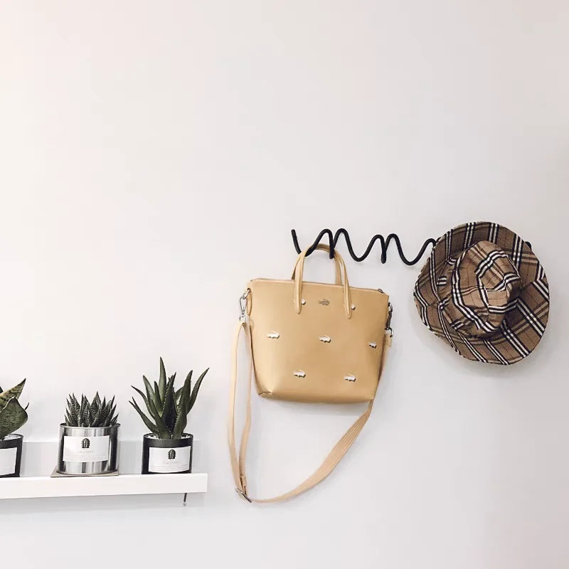 Sculptural Iron Coat Hooks for Wall 4