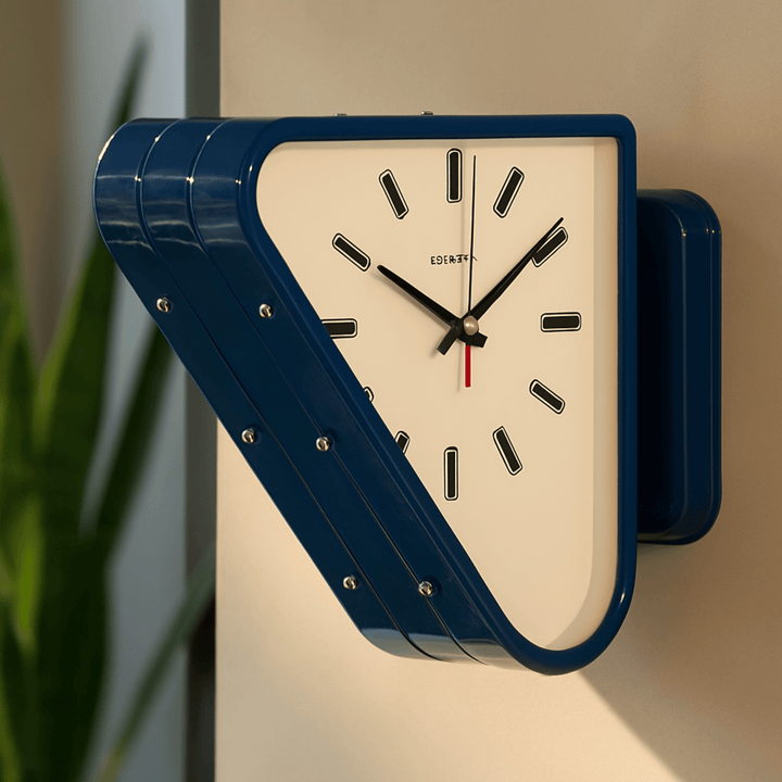 Sculptural Metal Wall Clock 3