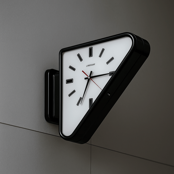 Sculptural Metal Wall Clock 4