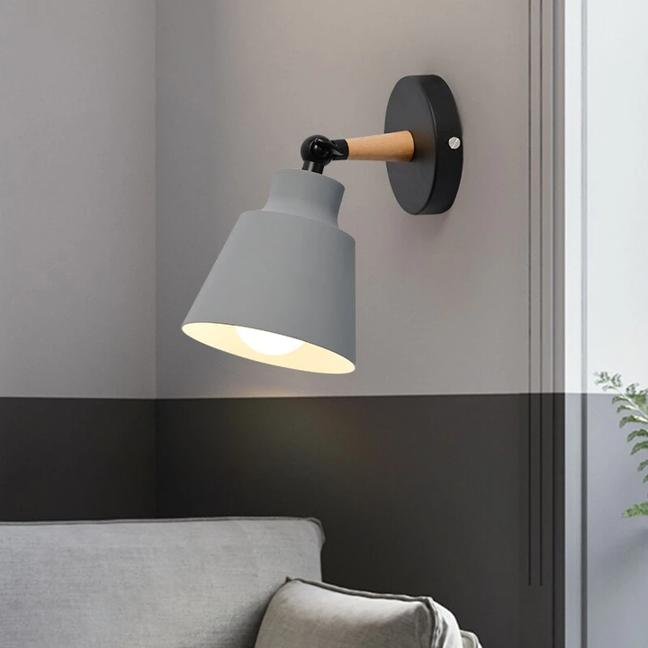 Sculptural Metal Wall Sconce 1