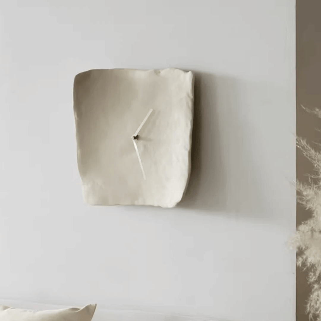 Sculptural Resin Modern Wall Clock 5