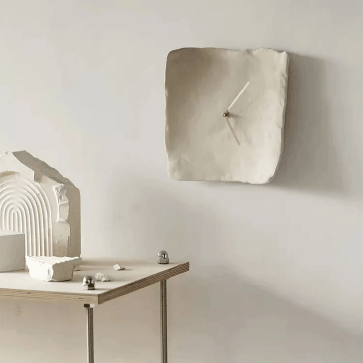 Sculptural Resin Modern Wall Clock 6