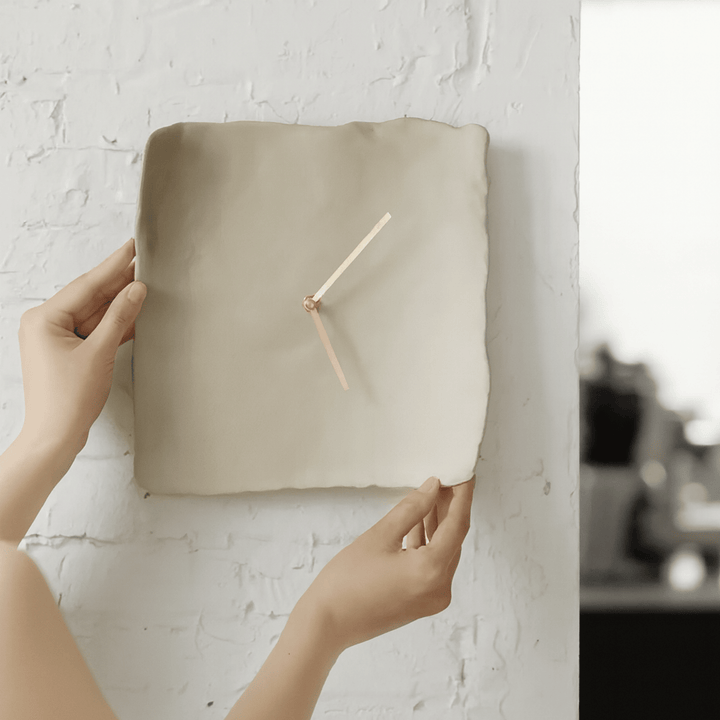 Sculptural Resin Modern Wall Clock 7