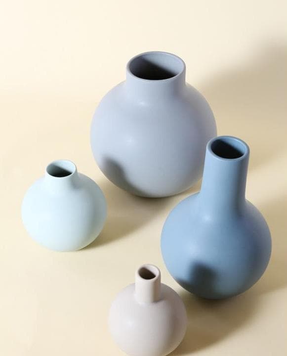 Serene Ceramic Vase Set 5