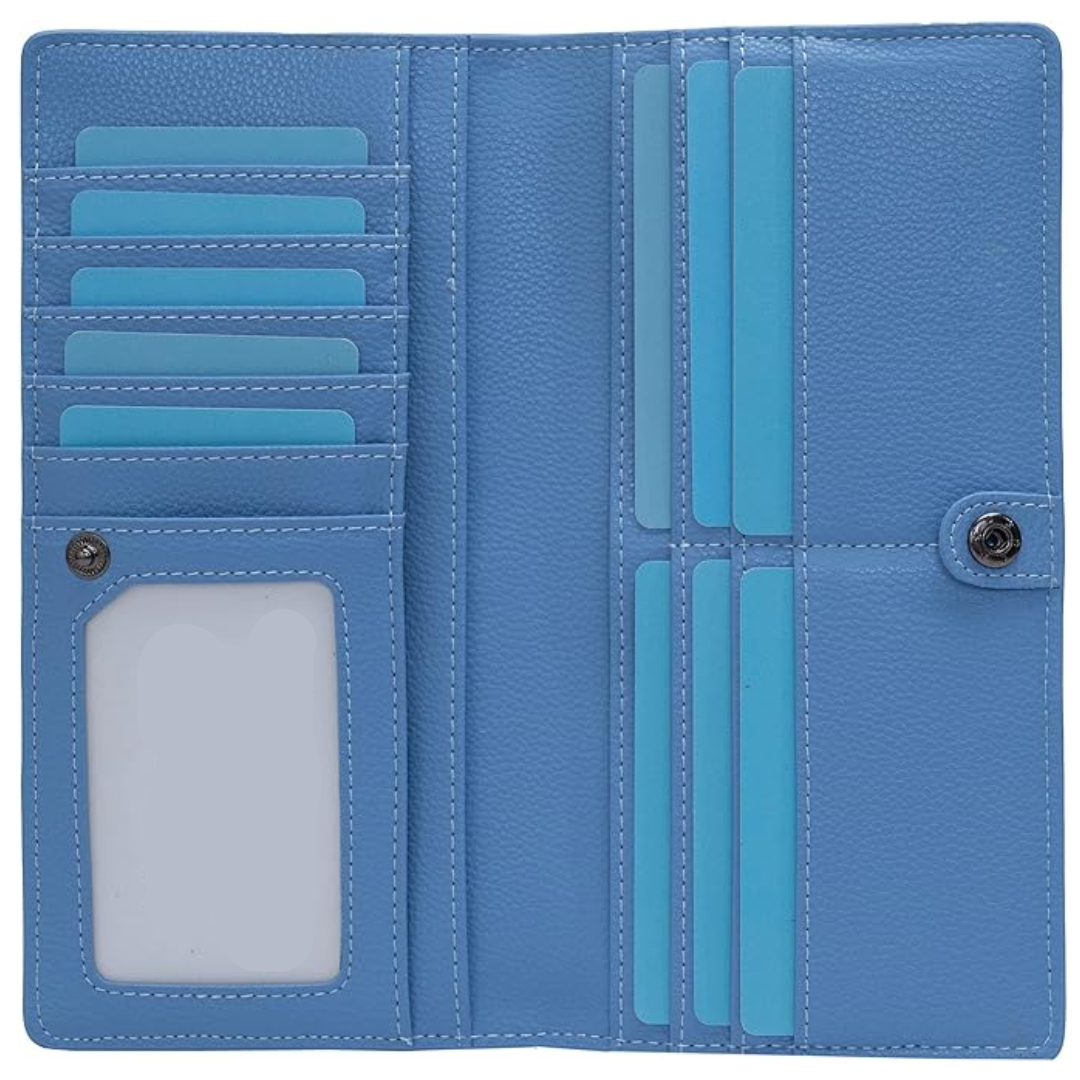 Sleek Leather RFID Wallet 12