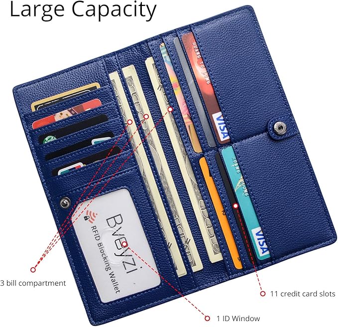 Sleek Leather RFID Wallet 4