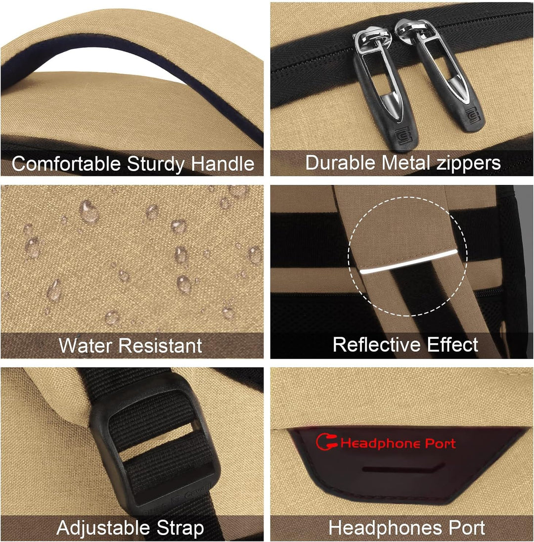 Sleek Water-Resistant Laptop Backpack 6