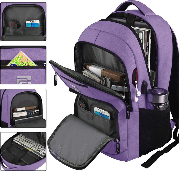 Sleek Water-Resistant Laptop Backpack 8