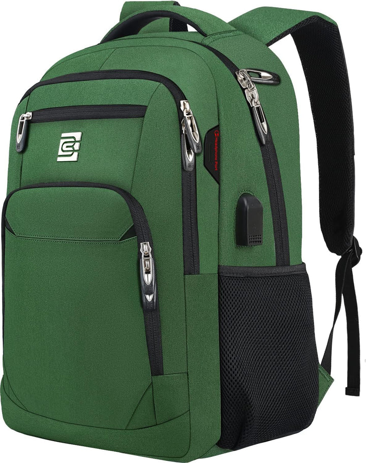 Sleek Water-Resistant Laptop Backpack 9
