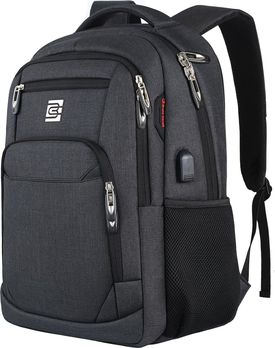 Sleek Water-Resistant Tech Backpack 0