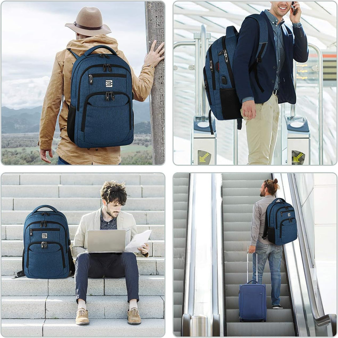 Sleek Water-Resistant Tech Backpack 5