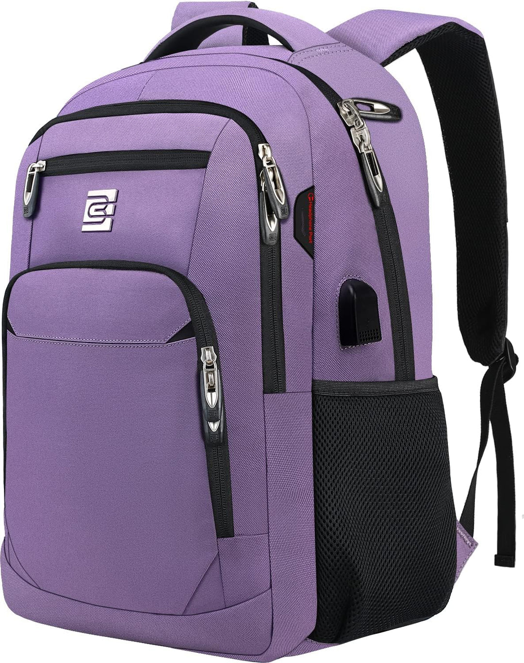 Sleek Water-Resistant Tech Backpack 7