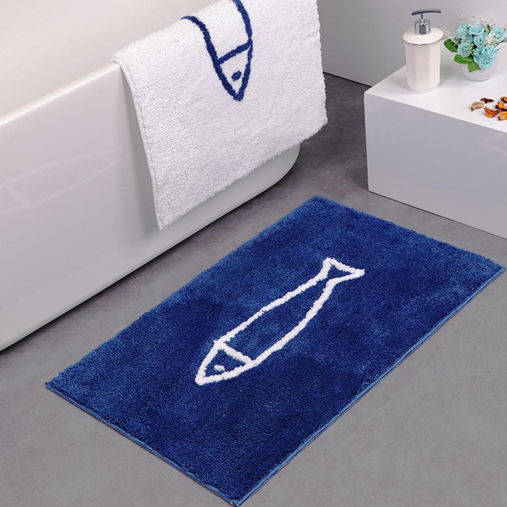 Soft Chenille Non-Slip Bath Mat 0