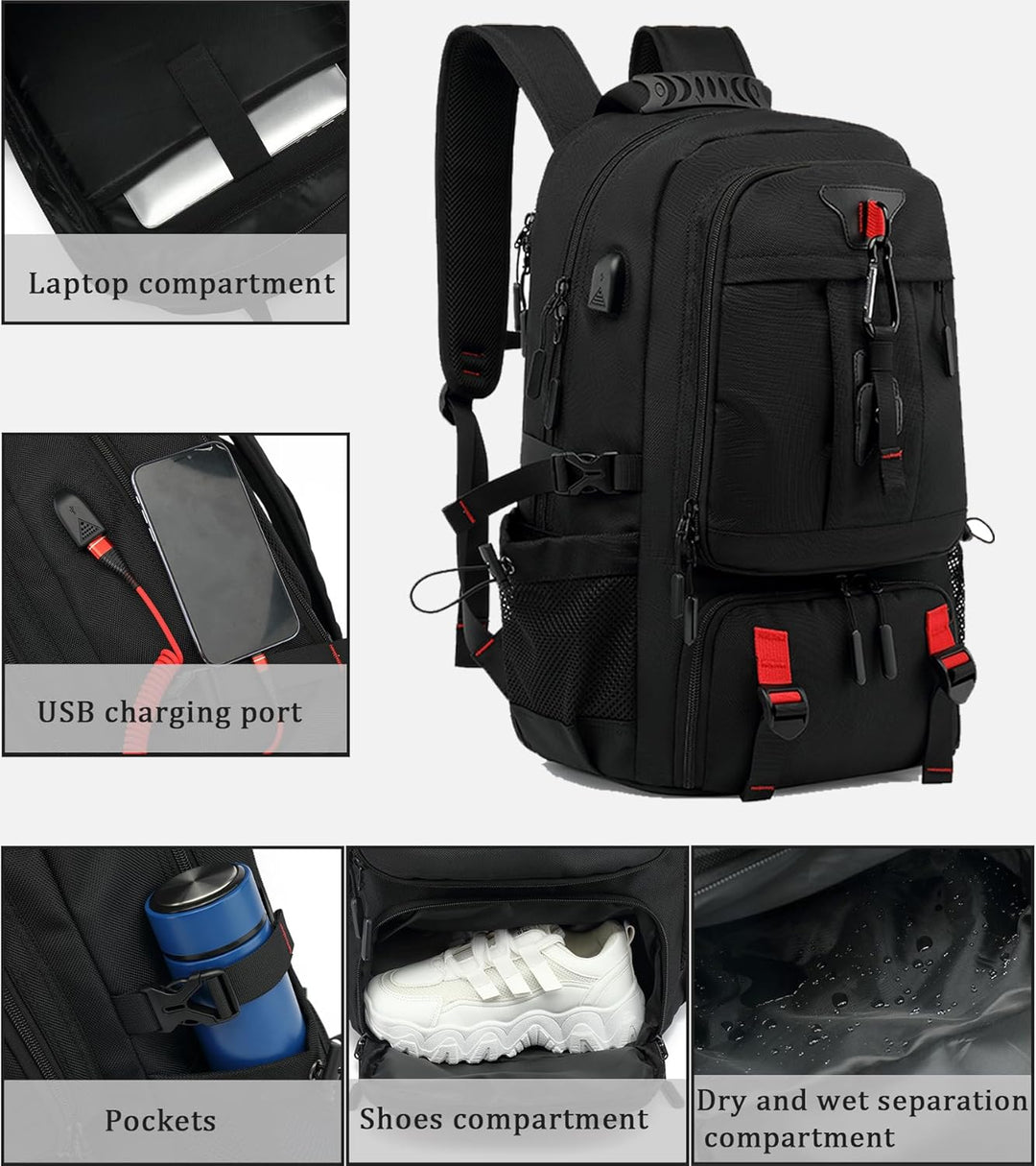 Stylish Waterproof Travel Backpack 1