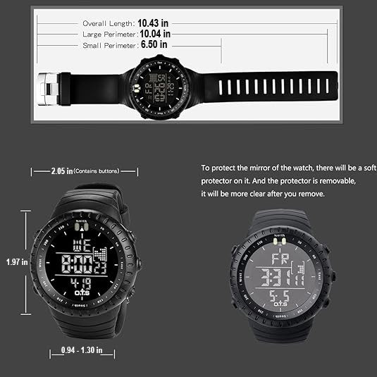 Tactical Waterproof Digital Watch 8