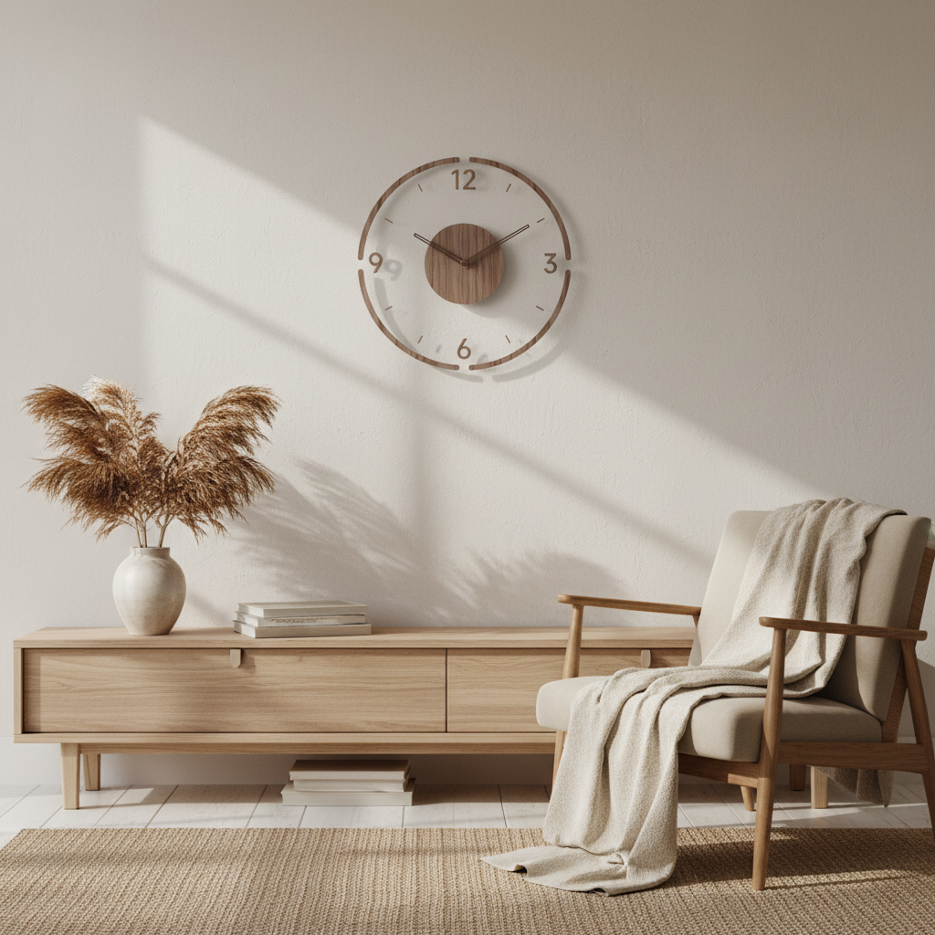 Timeless Acrylic Wood Wall Clock 3