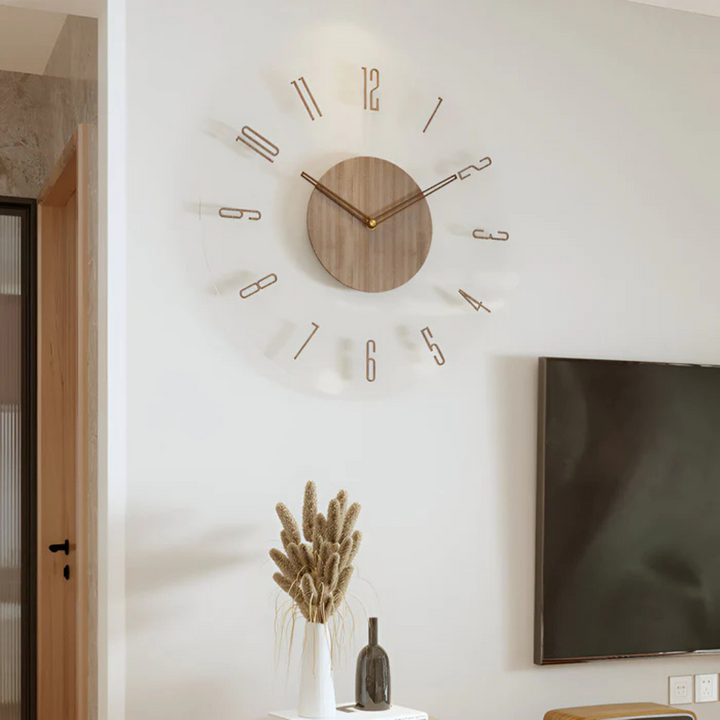 Timeless Acrylic Wood Wall Clock 5