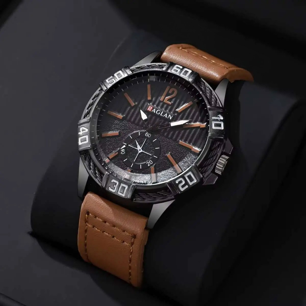 Timeless Alloy Leather Watch 0