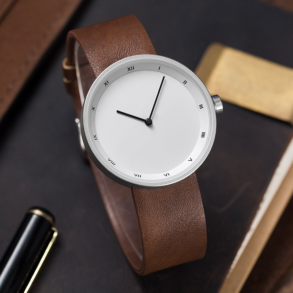 Timeless Alloy Leather Watch 0